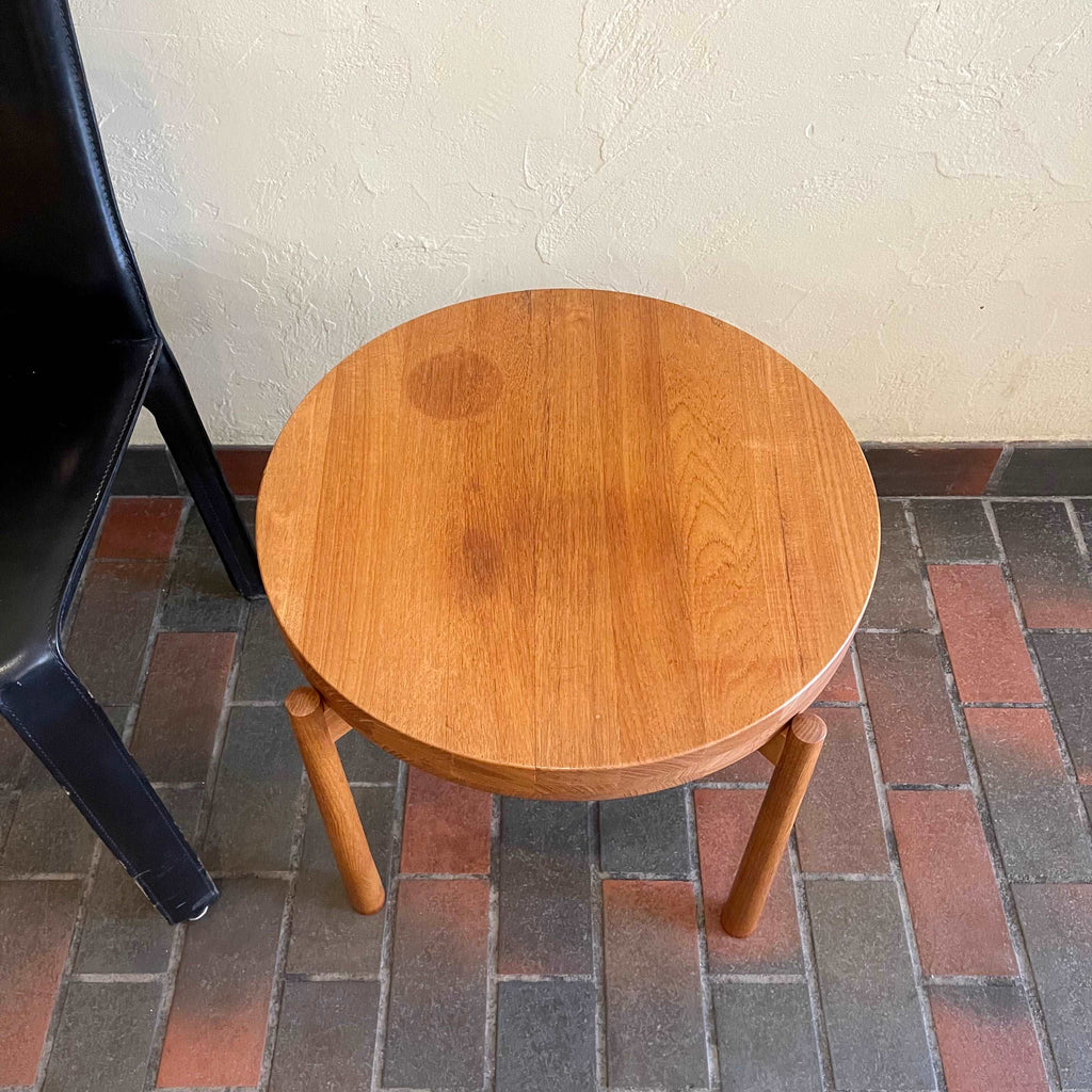 Mid Century Flip Top Teak Side Table for Dux of Sweden by Jens Quistgaard | Mr. Mansfield Vintage 