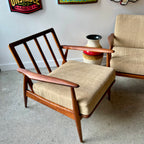 Mid-Century Teak Lounge Chairs