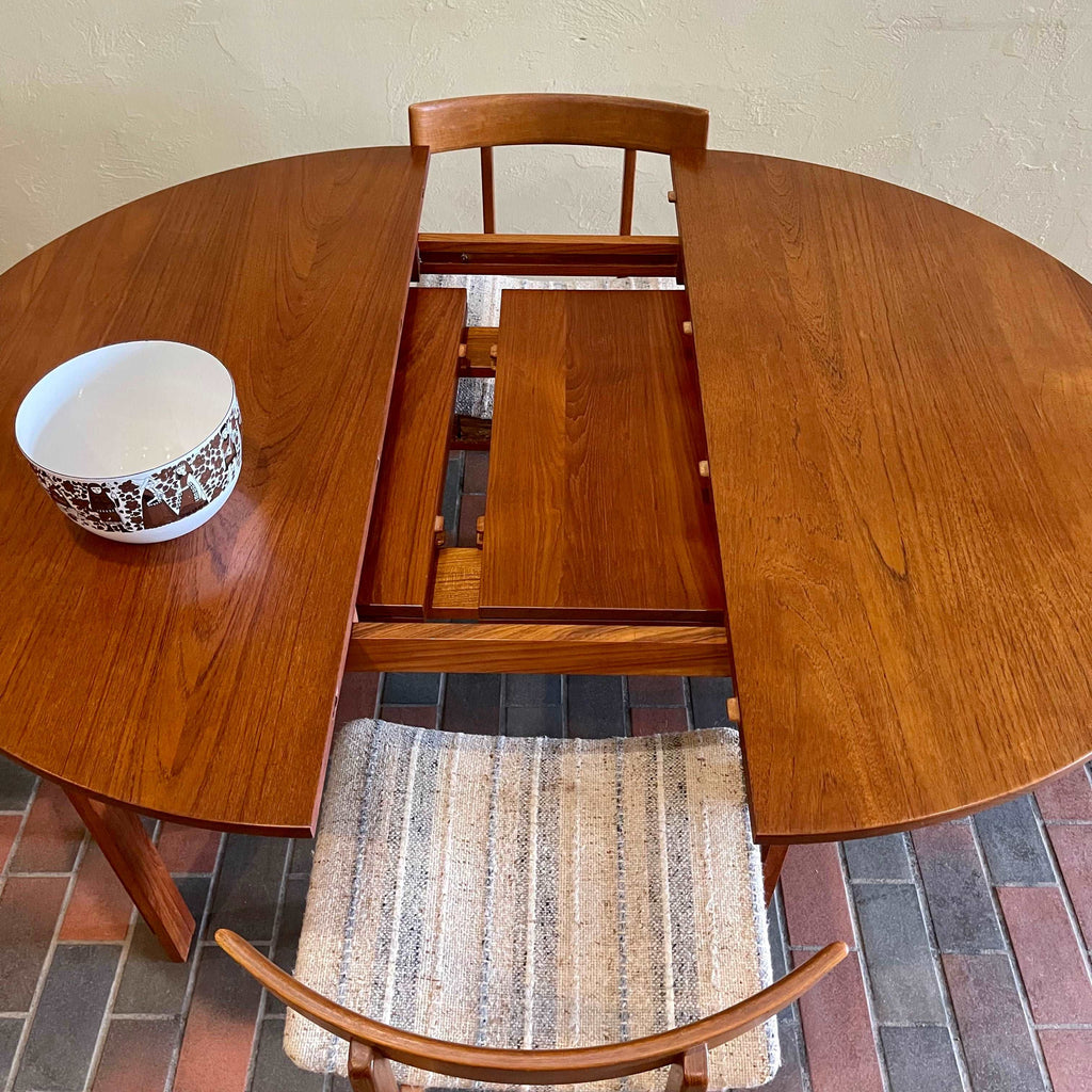 Dining Chairs and Dining Table Set By Inger Klingenberg for France and Son, Denmark | Mr. Mansfield Vintage
