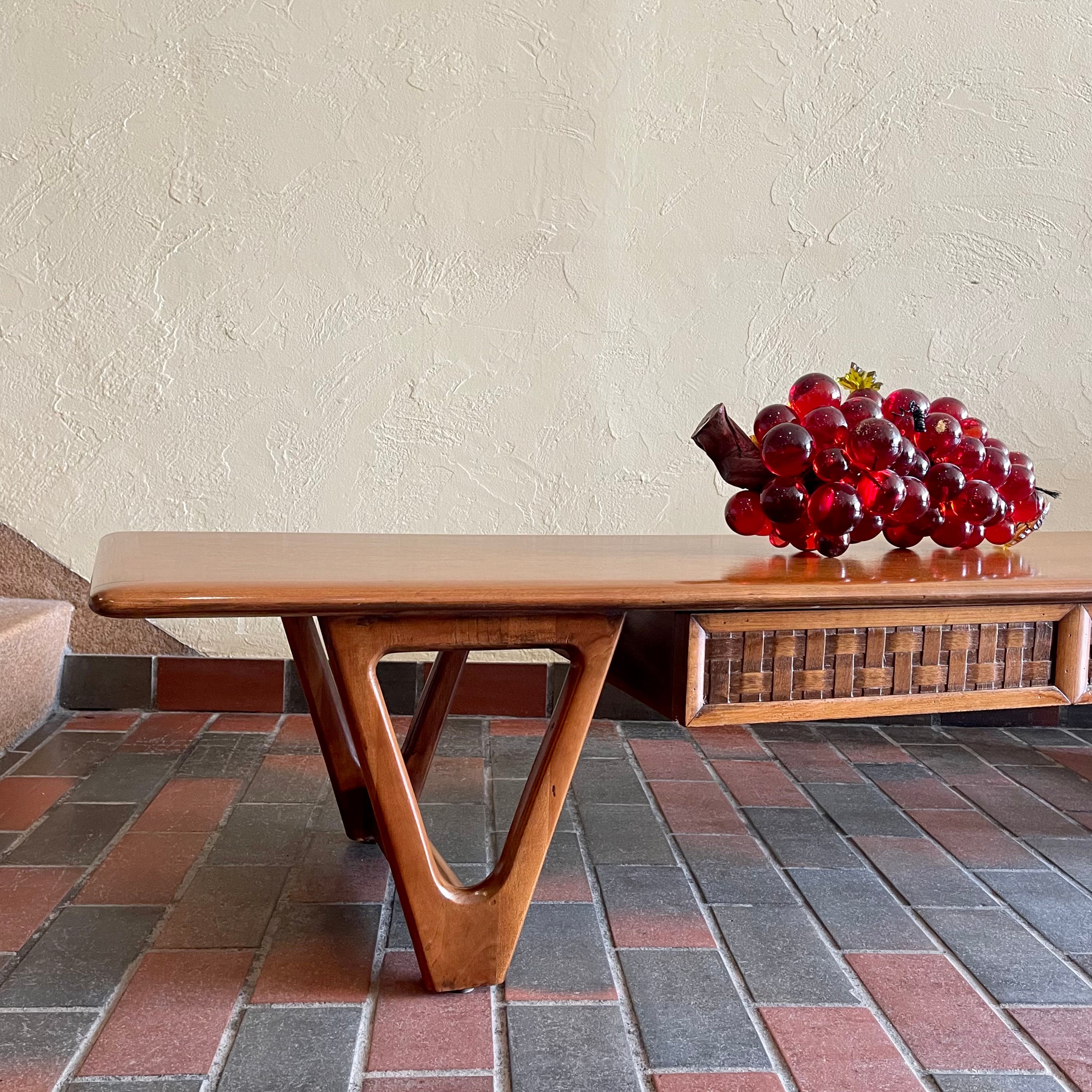 Mid Century Modern Walnut Coffee Table by LANE | Mr. Mansfield Vintage 