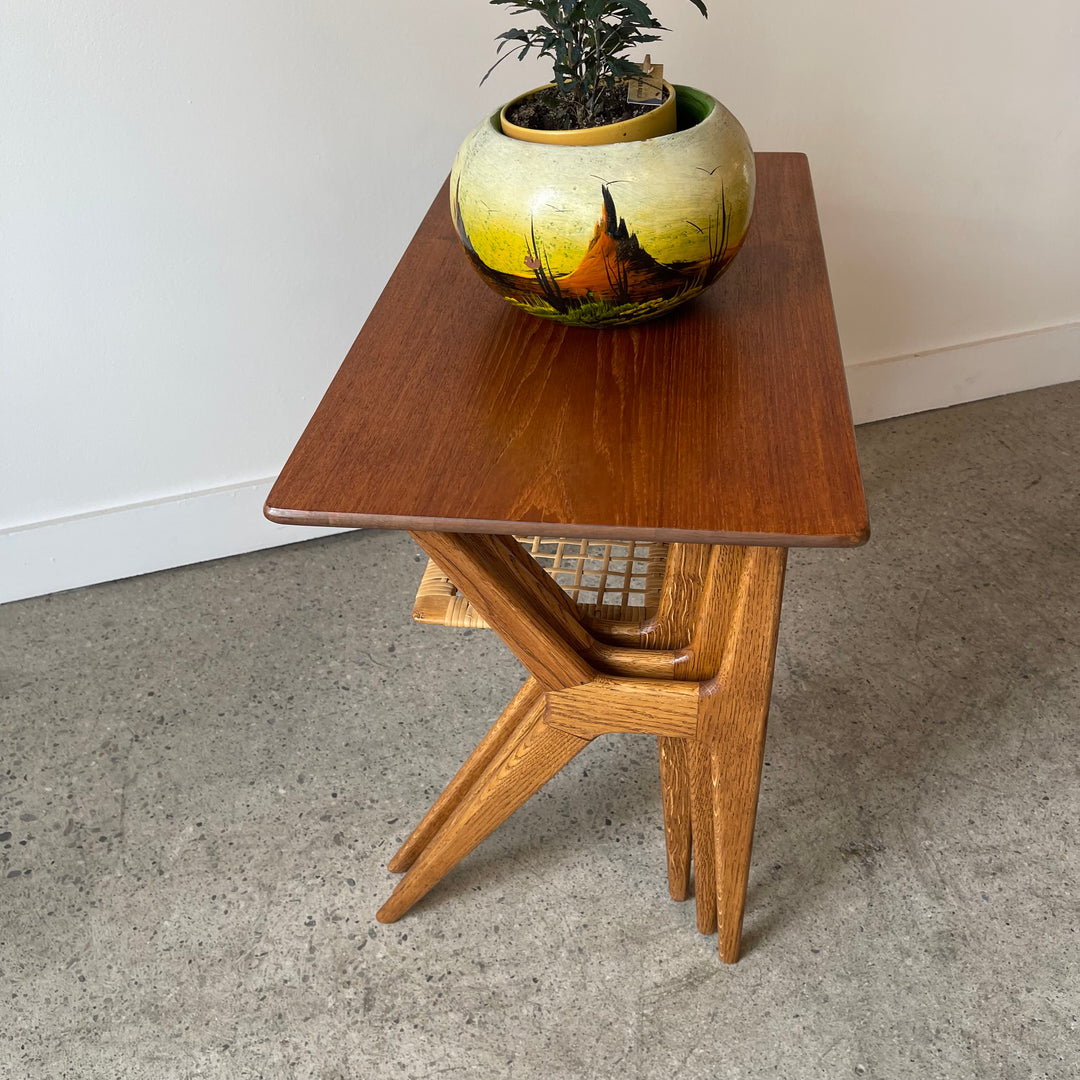 Mid-Century Teak Nesting Tables by Johannes Andersen, Denmark