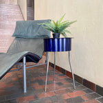 Load image into Gallery viewer, Vintage IKEA Hatten Table Transparent Blue Designed  by Ehlen Johansson