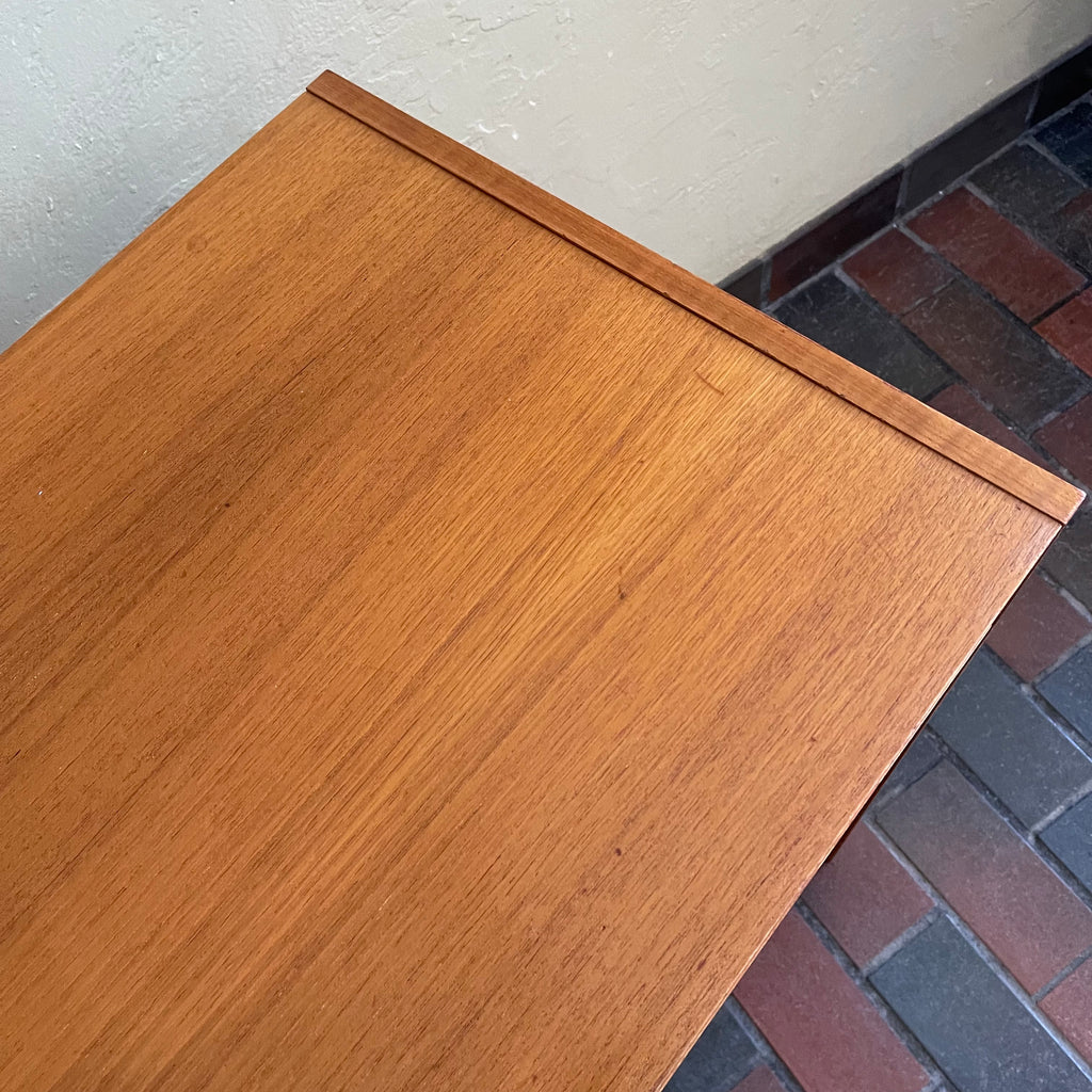 Vintage Teak Expandable Entertainment Unit and Desk