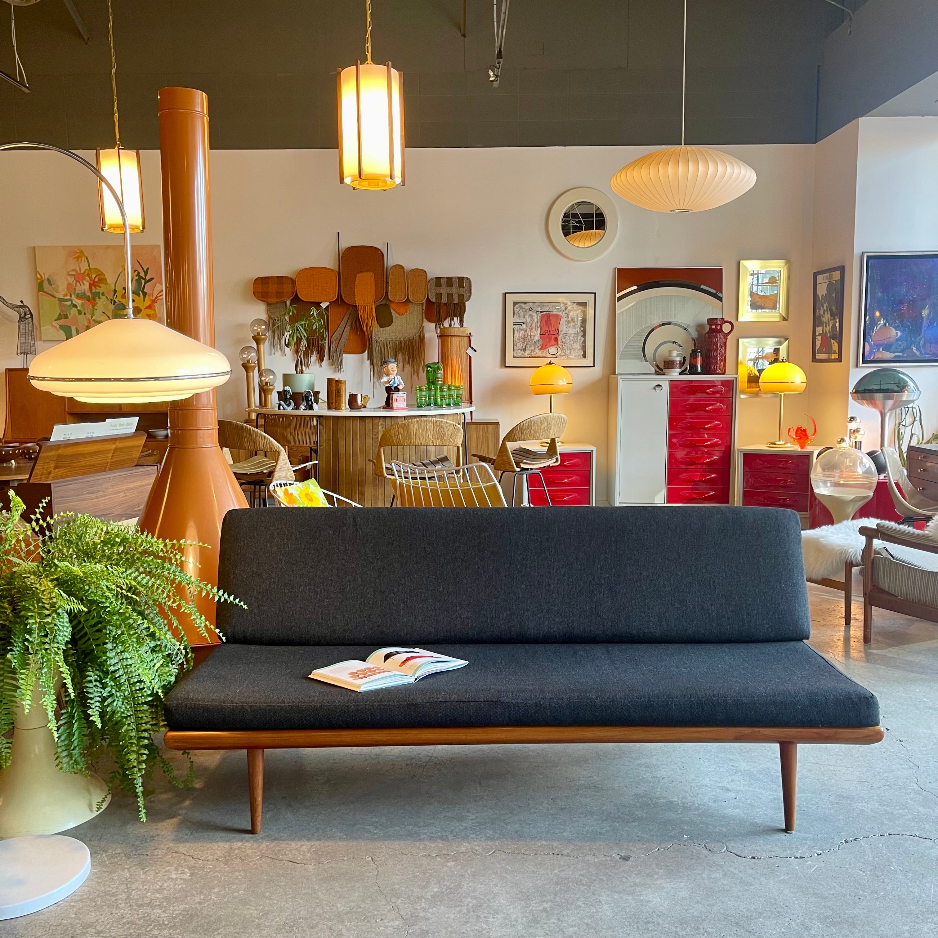 Mid-century Modern Teak Minerva Sofa by Peter Hvidt & Orla Molgaard Nielsen