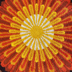  Mid Century Modern Scandinavian Starburst Raya Rug | Mr. Mansfield Vintage 