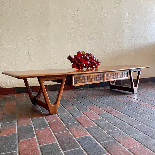 Mid Century Modern Walnut Coffee Table by LANE | Mr. Mansfield Vintage 