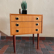Small Teak Chest of Drawers | Mr. Mansfield Vintage 