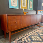 German Mid Century Modern Teak Sideboard | Credenza by BARTELS | Mr. Mansfield Vintage