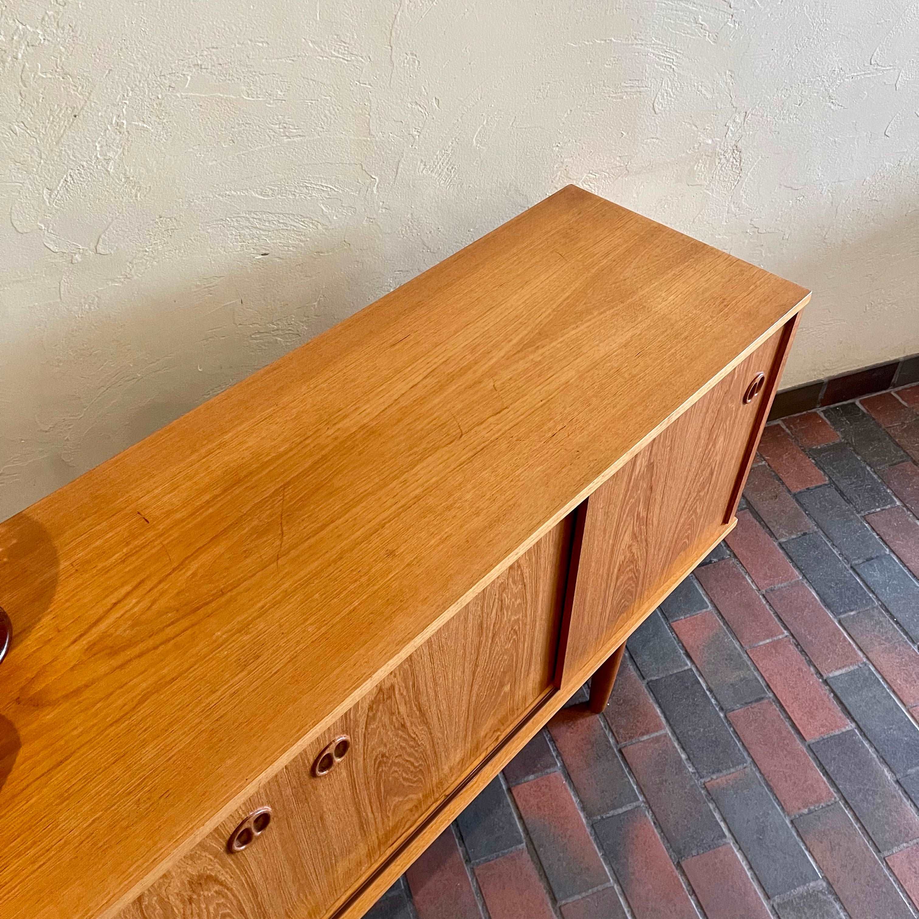 Mid Century Danish Teak Sideboard | Credenza