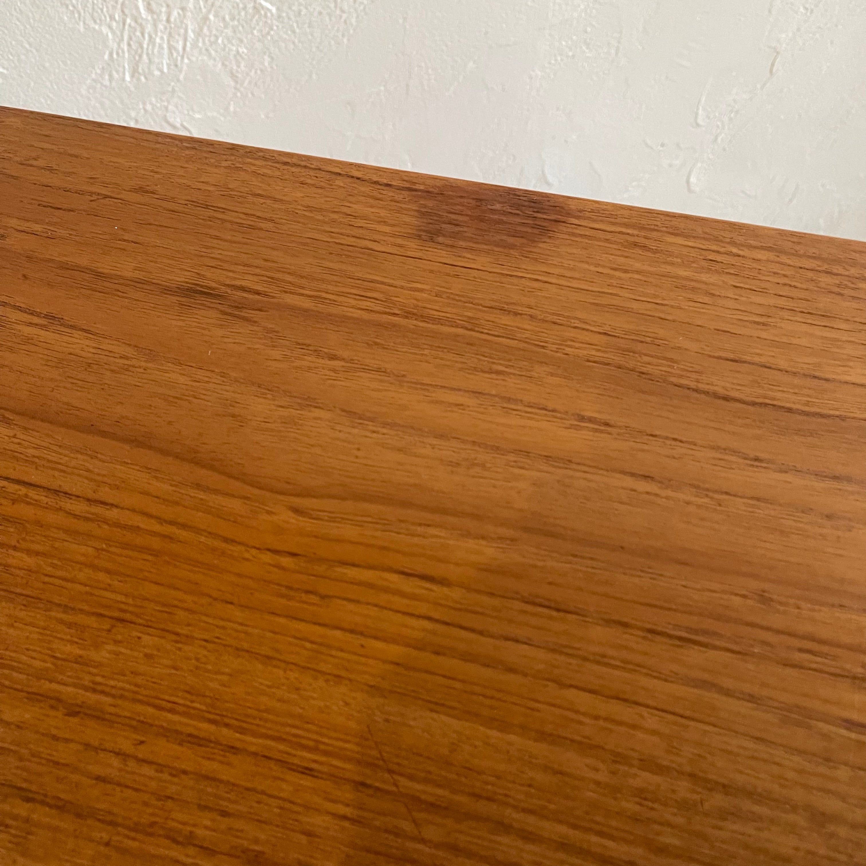 Two Tier Teak Danish Modern Sideboard | Credenza