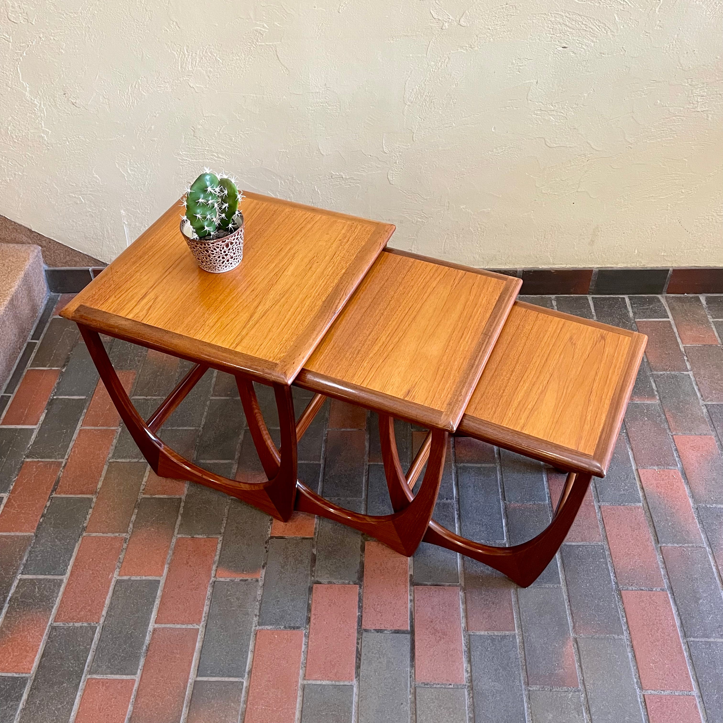 Mid Century Teak "ASTRO" Nesting Tables by G Plan | Mr. Mansfield Vintage 
