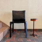 Mid Century Teak and Pottery Ashtray on a Metal Stand | Mr. Mansfield Vintage 