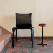 Mid Century Teak and Pottery Ashtray on a Metal Stand | Mr. Mansfield Vintage 