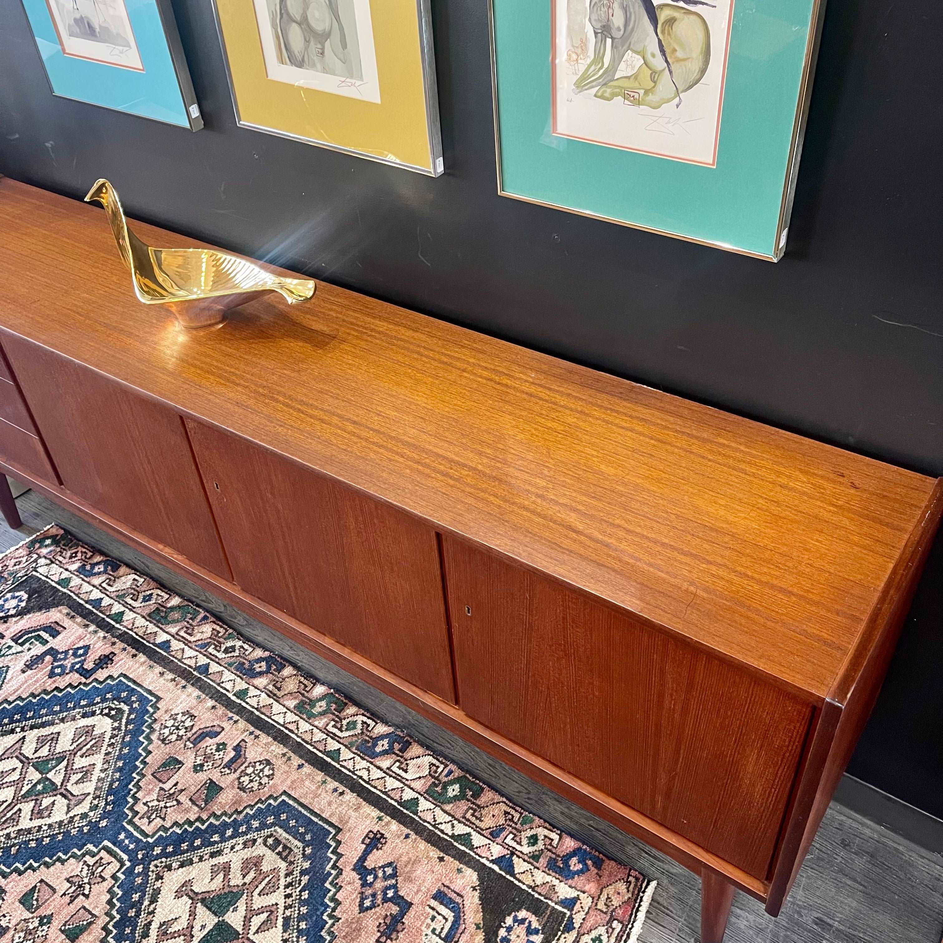 German Mid Century Modern Teak Sideboard | Credenza by BARTELS | Mr. Mansfield Vintage
