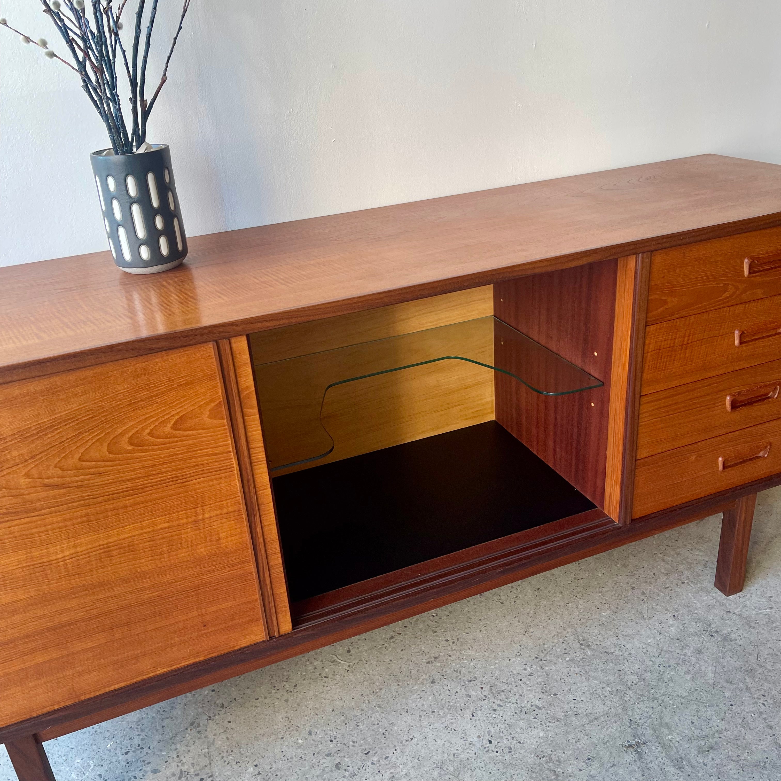 Midcentury Modern Teak RS. Associates Credenza