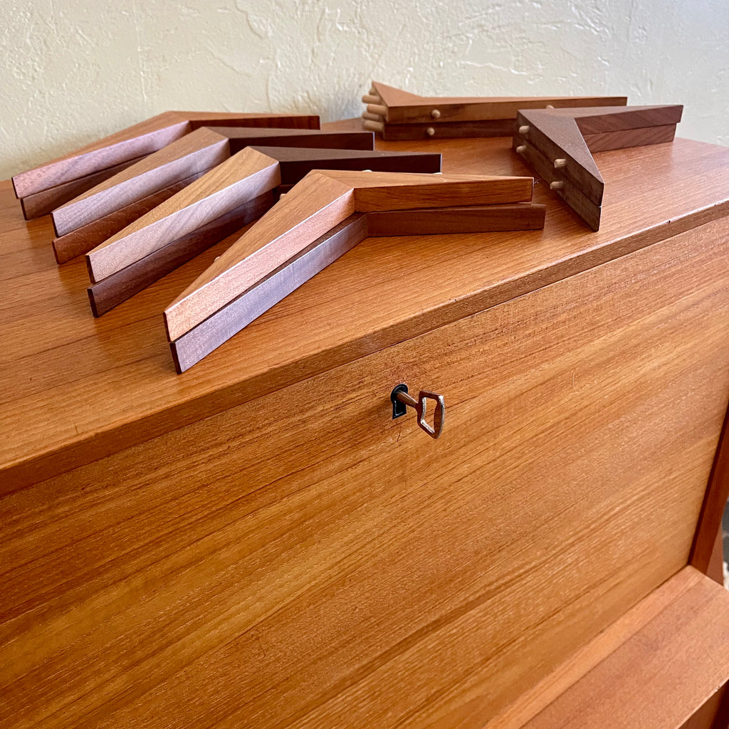 Mid-Century Teak System Cado Wall Unit By Poul Cadovius | Mr. Mansfield Vintage Furniture Calgary 