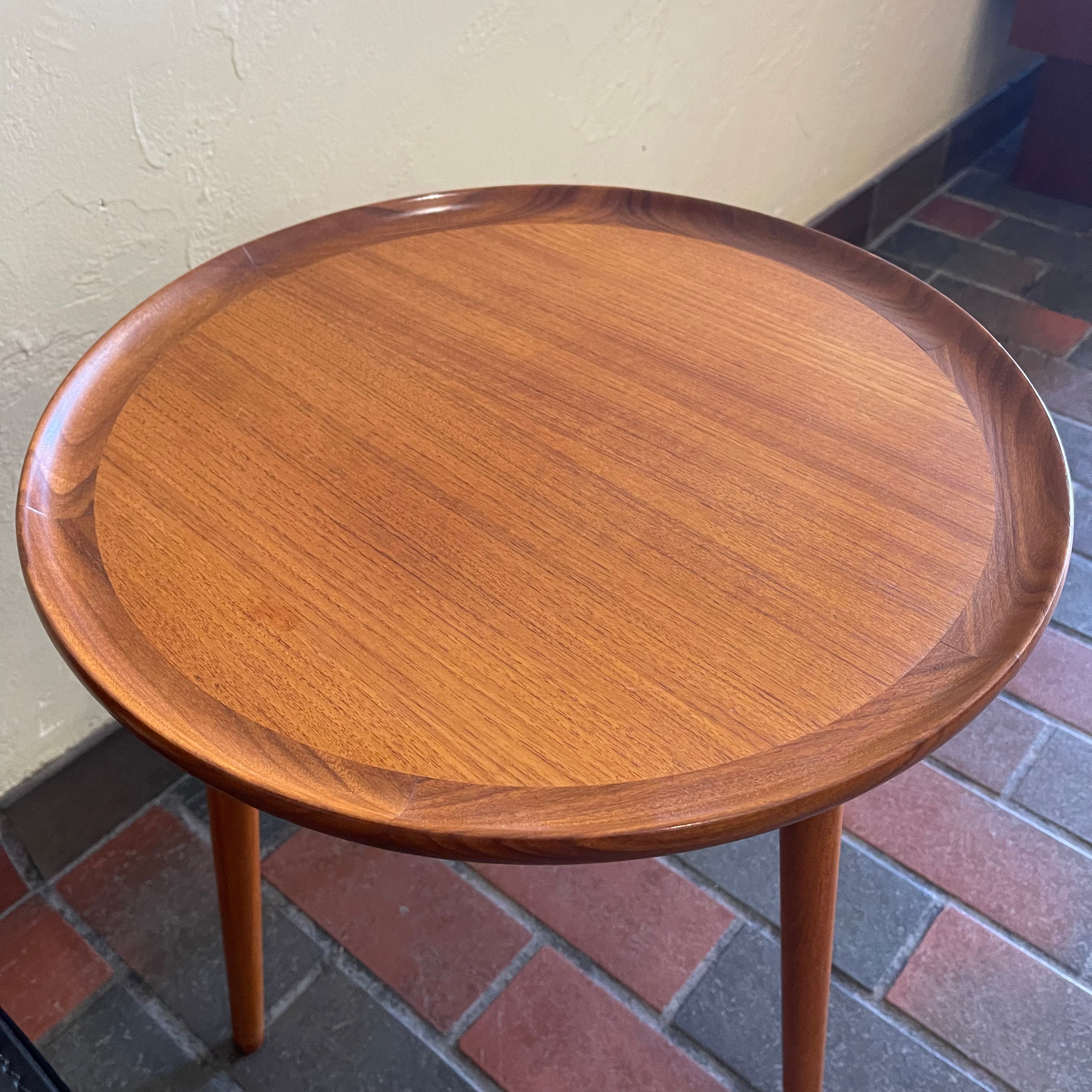 Mid Century Danish Occasional Side Table by Anton Kildeberg 1967 | Mr. Mansfield Vintage