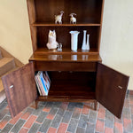 Load image into Gallery viewer, Vintage Furniture Dark Walnut Display Storage Record Cabinet | Mr. Mansfield Vintage