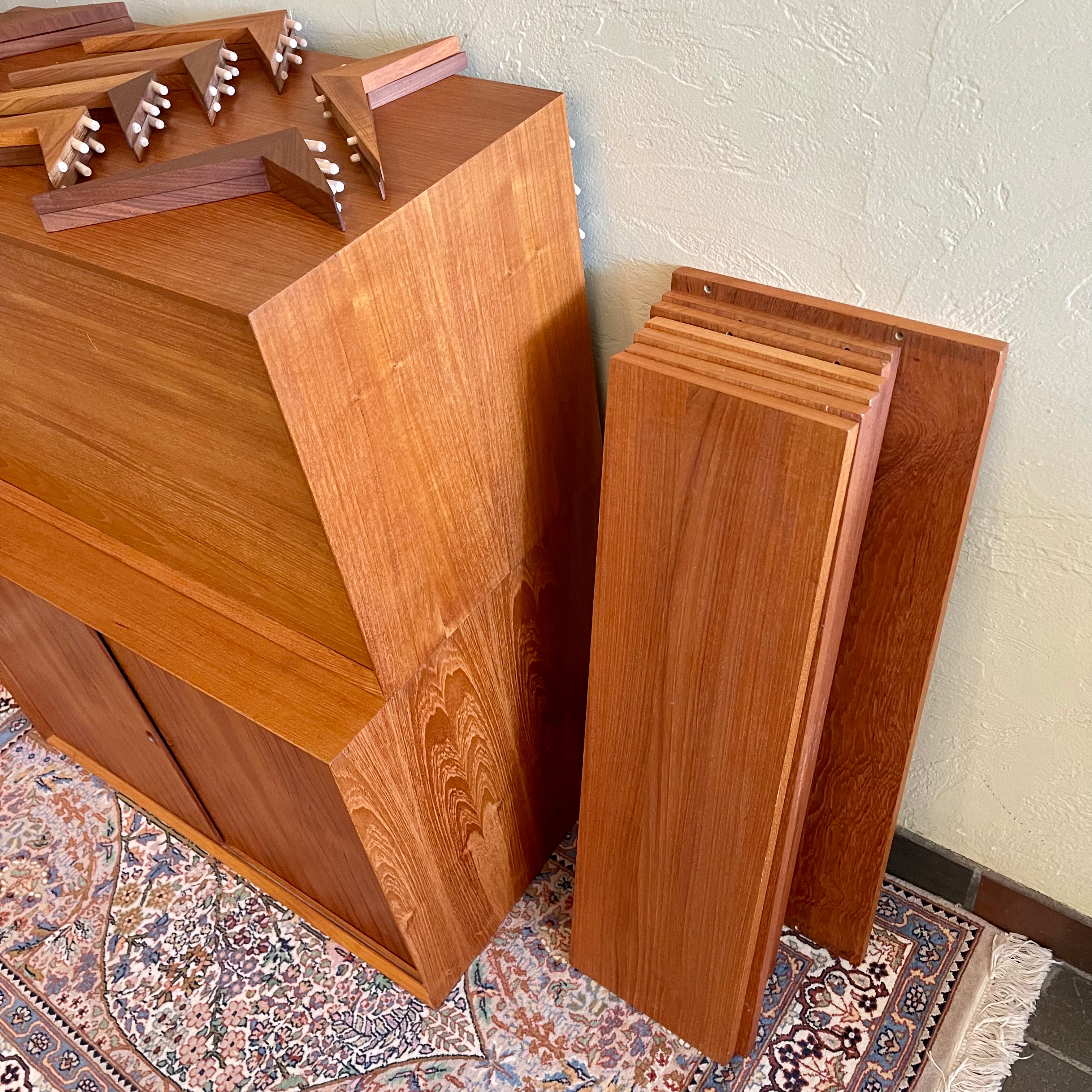 Mid-Century Teak System Cado Wall Unit By Poul Cadovius | Mr. Mansfield Vintage Furniture Calgary 