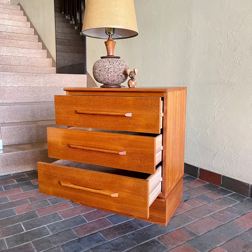 Teak Chest of 3 Drawers | Dresser Mr. Mansfield Vintage 
