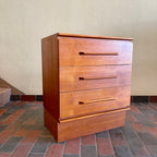 Teak Chest of 3 Drawers | Dresser Mr. Mansfield Vintage 
