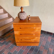 Teak Chest of 3 Drawers | Dresser Mr. Mansfield Vintage 