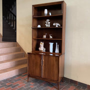 Vintage Furniture Dark Walnut Display Storage Record Cabinet | Mr. Mansfield Vintage