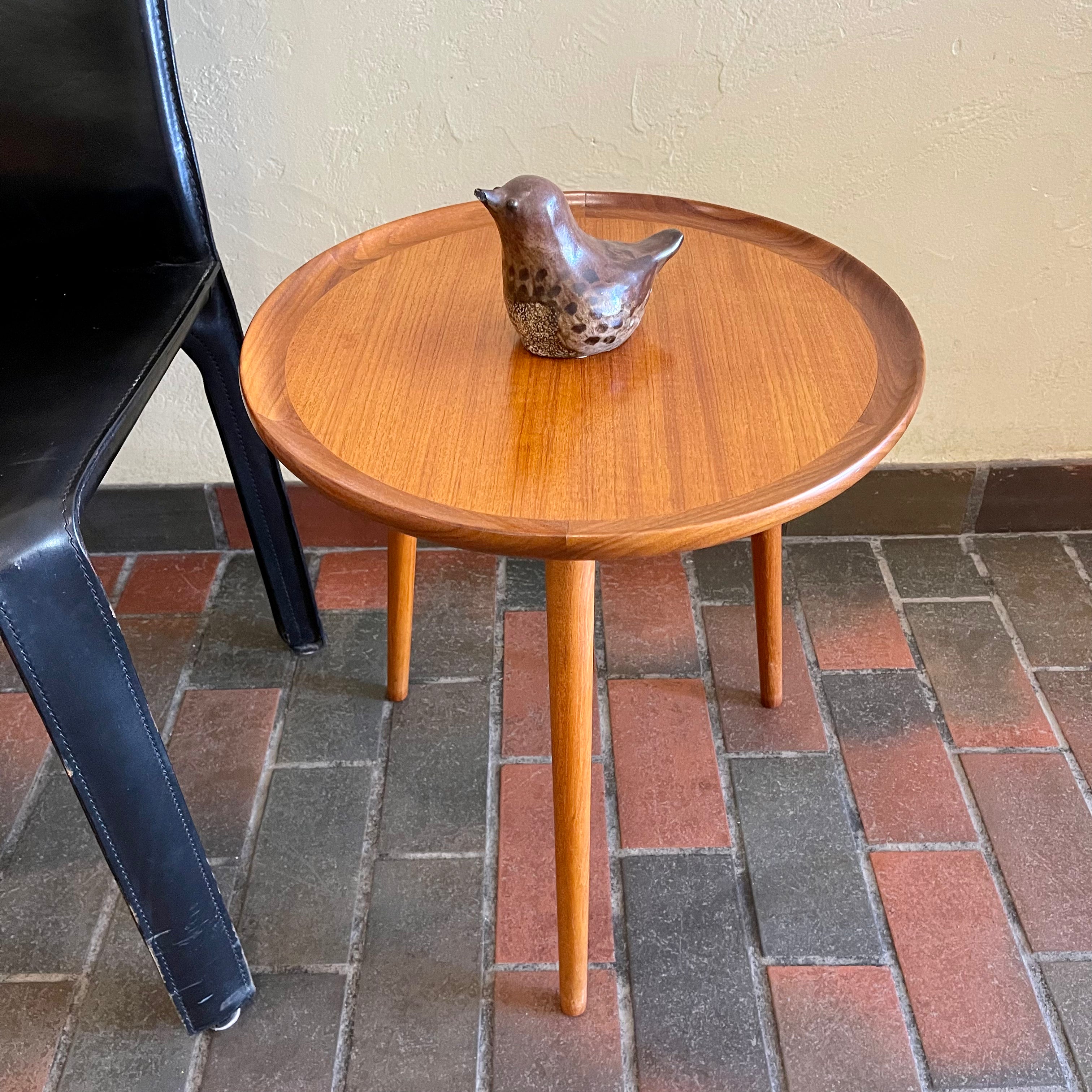 Mid Century Danish Occasional Side Table by Anton Kildeberg 1967 | Mr. Mansfield Vintage