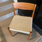 Mid Century Danish Teak & Papercord Chair | Mr. Mansfield Vintage 
