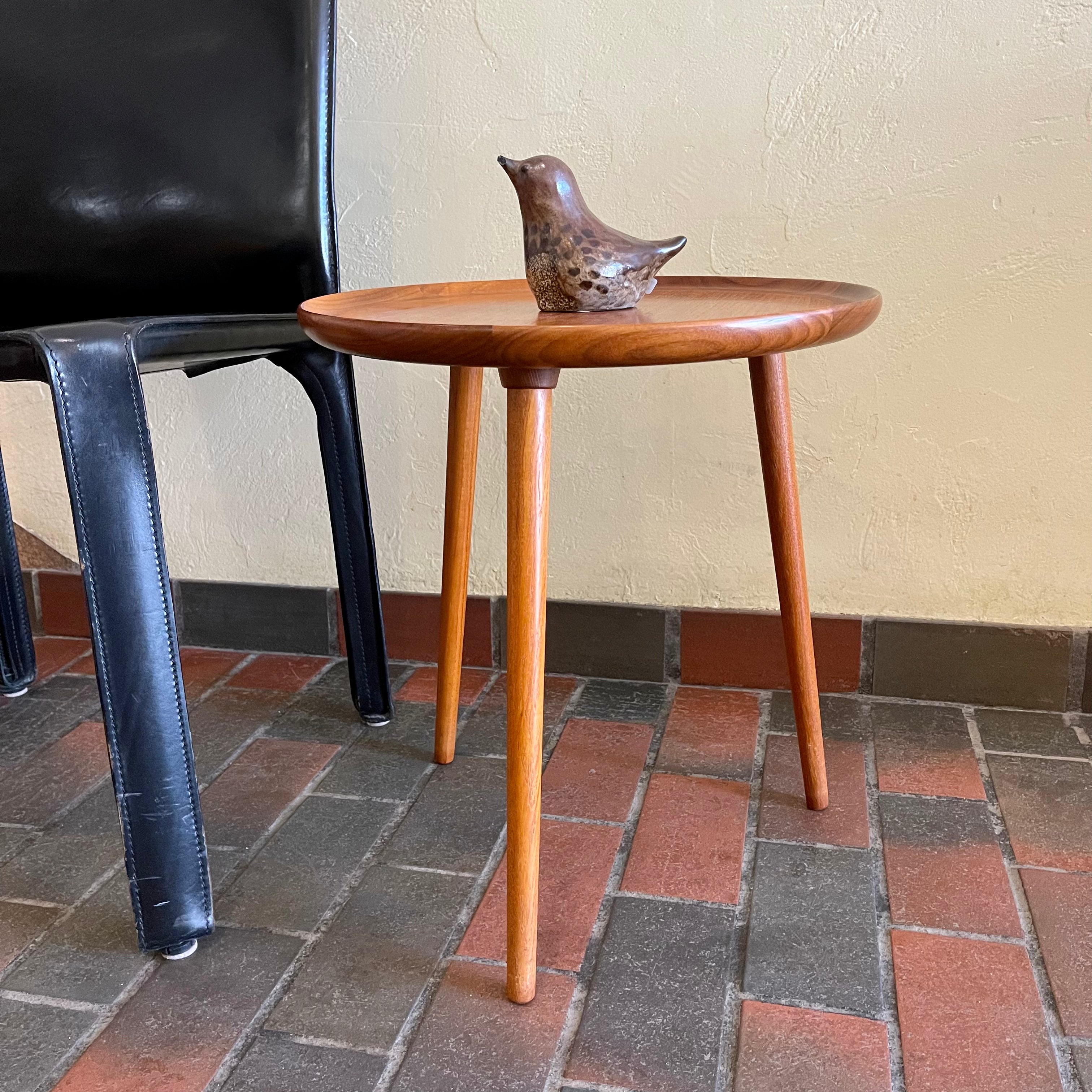 Mid Century Danish Occasional Side Table by Anton Kildeberg 1967 | Mr. Mansfield Vintage