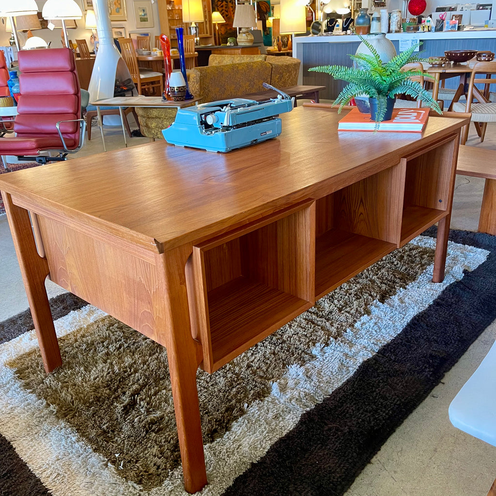Mid-Century Danish Teak Executive Desk