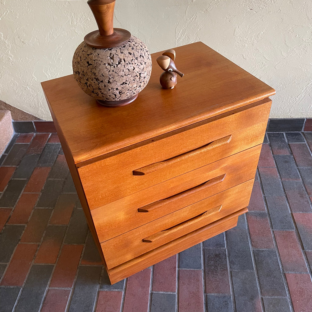Teak Chest of 3 Drawers | Dresser Mr. Mansfield Vintage 