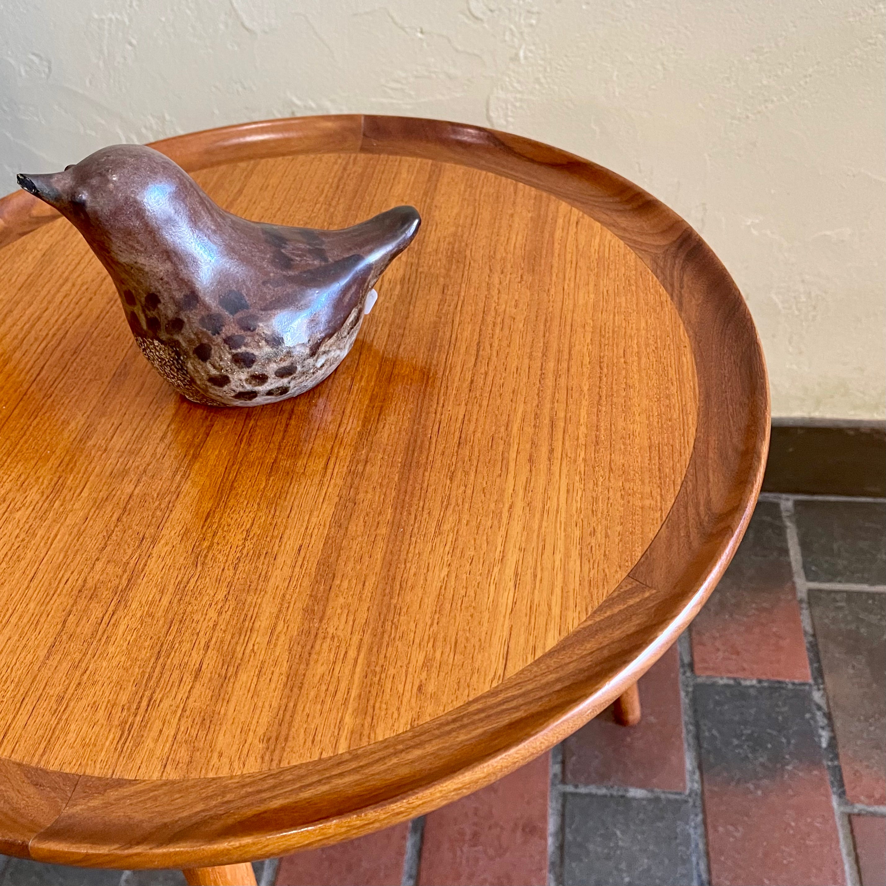Mid Century Danish Occasional Side Table by Anton Kildeberg 1967 | Mr. Mansfield Vintage