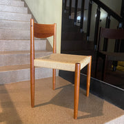 Mid Century Danish Teak & Papercord Chair | Mr. Mansfield Vintage 