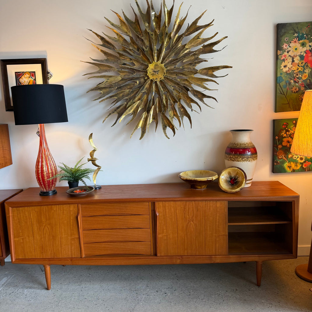 Axel Christiansen sideboard with long Danish modern profile