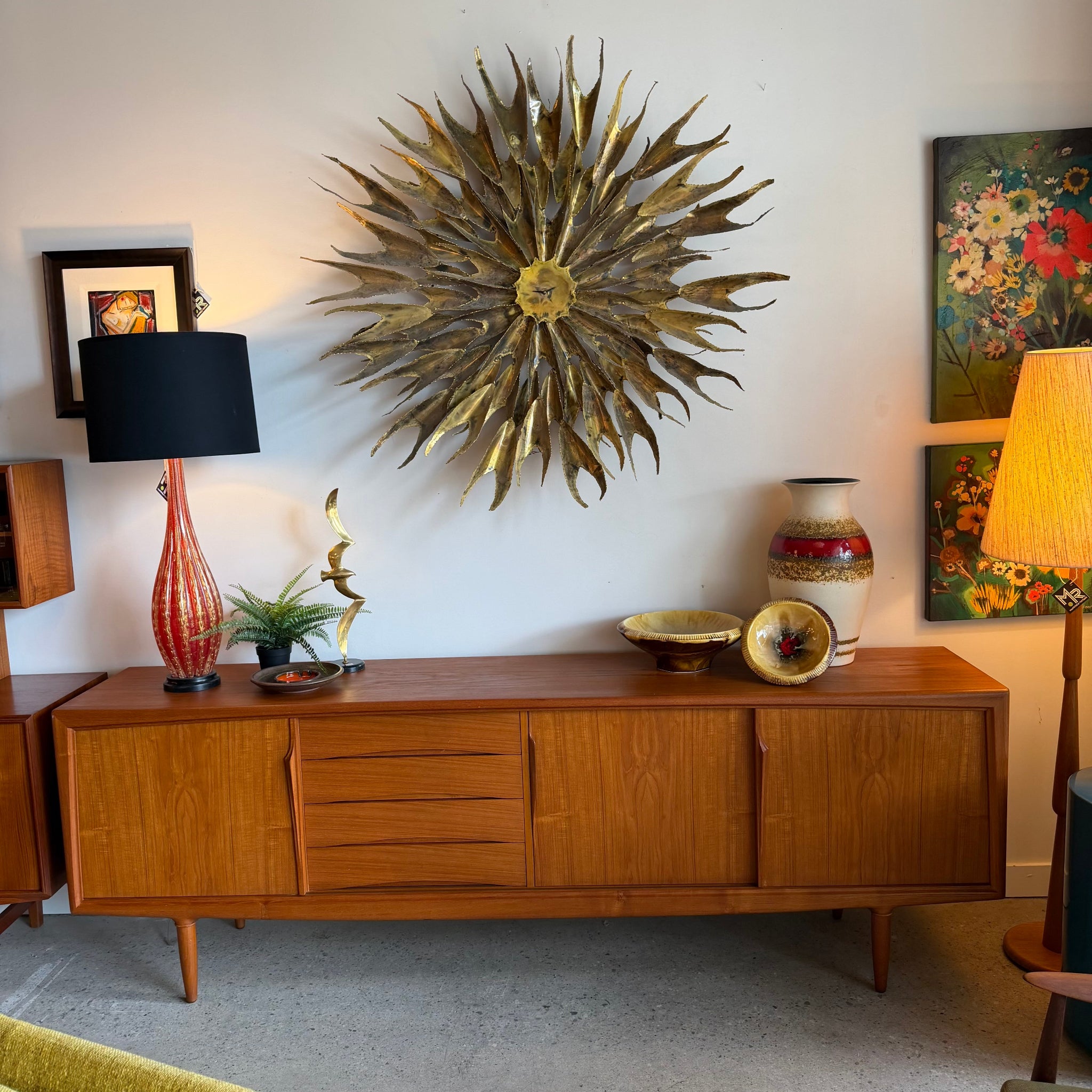 Axel Christiansen teak sideboard for ACO Møbler made in Denmark