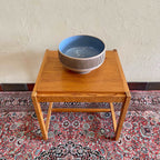 Vintage Walnut Teak Flip-Top Stool/Table by Erik Buch 
