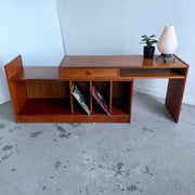 Adjustable Teak Entertainment Unit