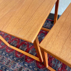 Three Teak Kai Kristiansen Cube Nesting Tables