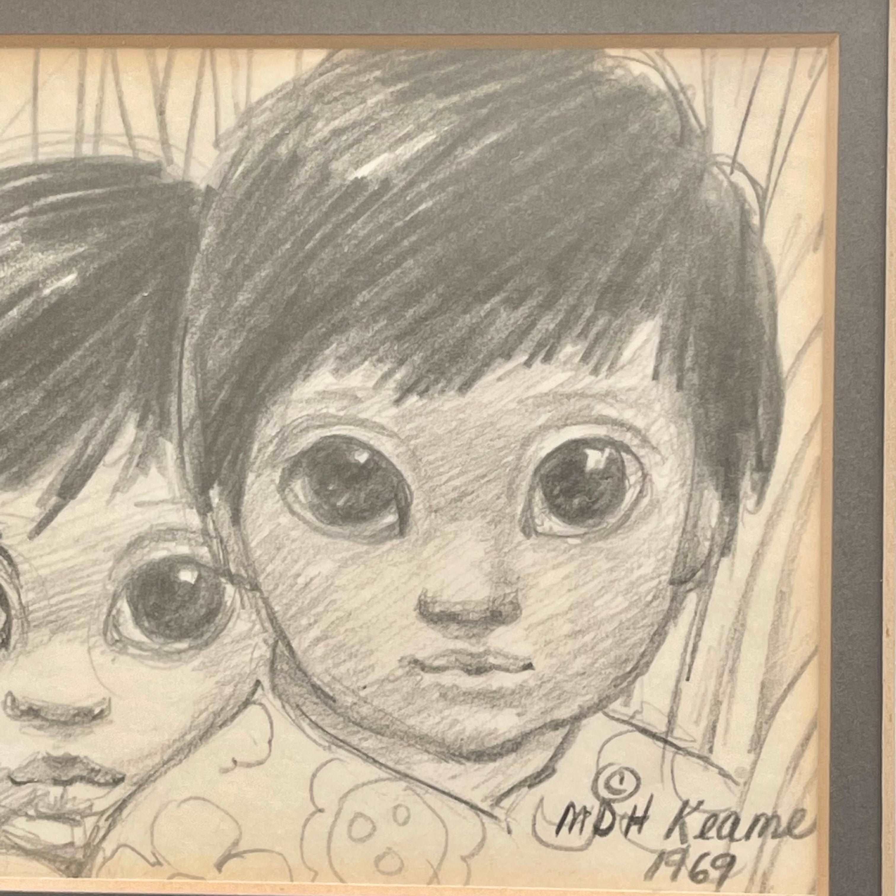 A Drawing by Margaret Keane