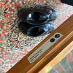 Vintage Walnut Teak Flip-Top Stool/Table by Erik Buch 