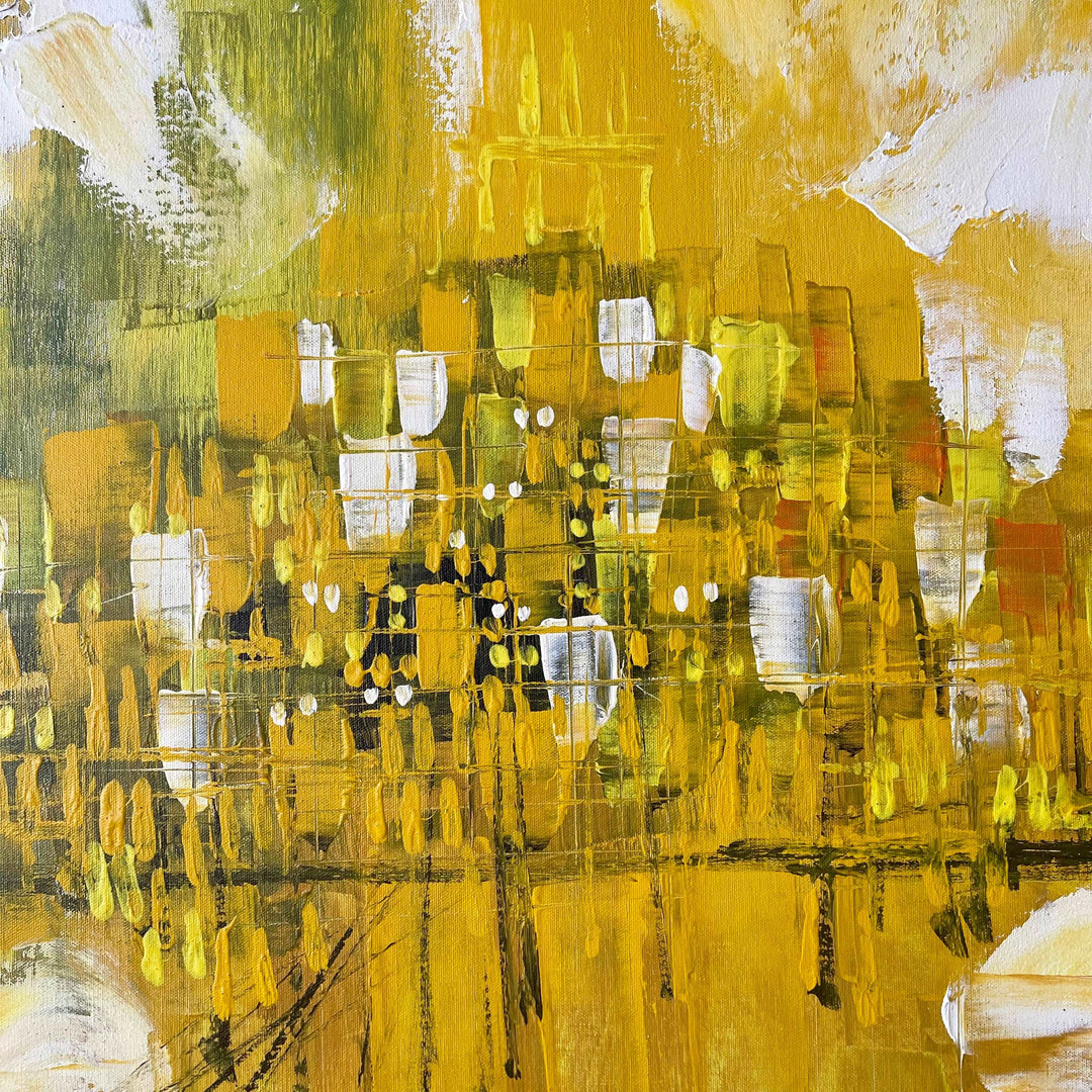 Cityscape Painting by Lee Reynolds 