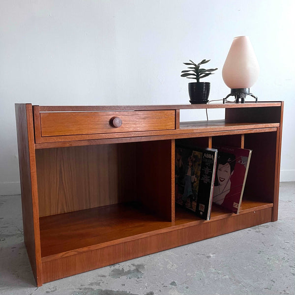 Adjustable Teak Entertainment Unit