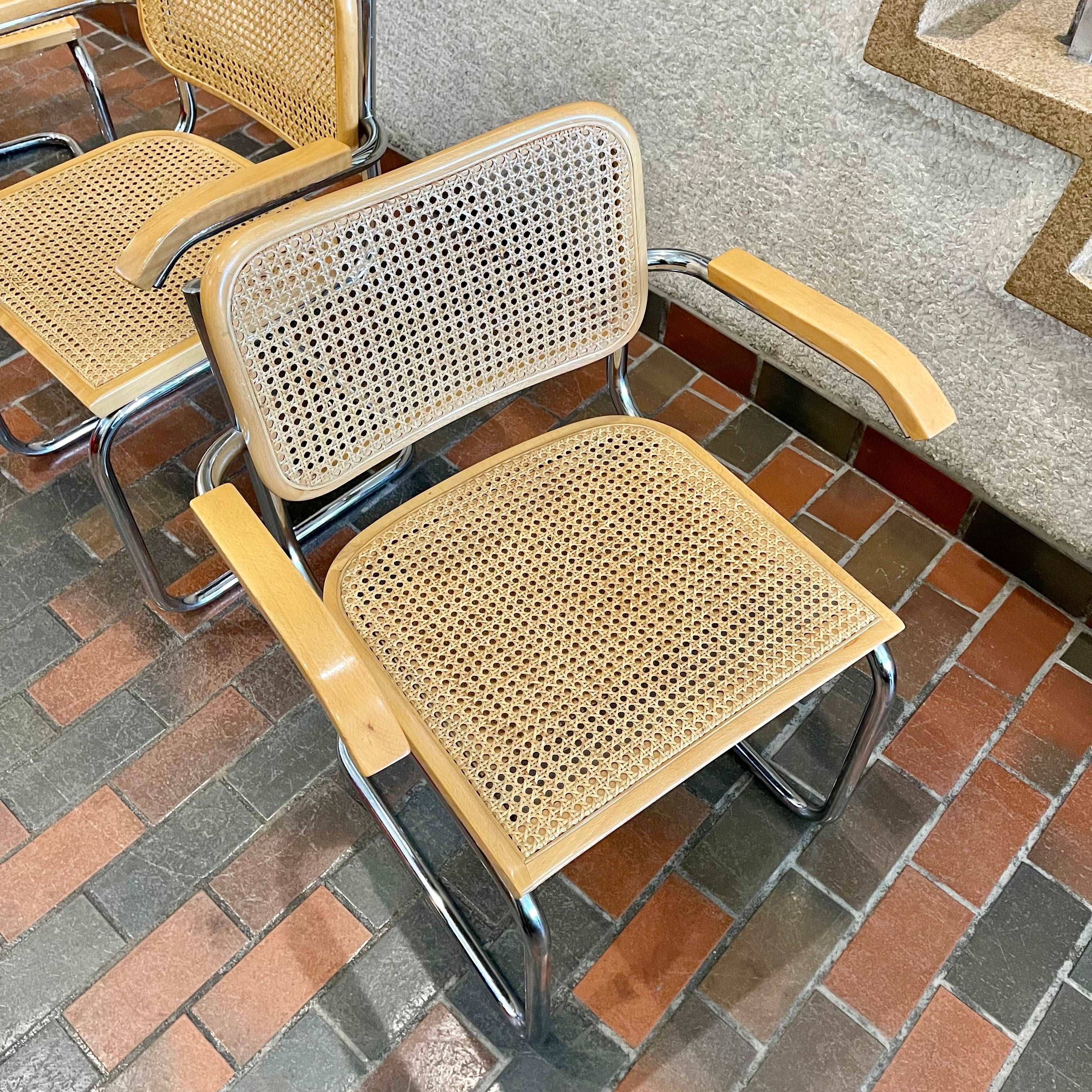 Marcel Breuer CESCA Armchairs. Made in Italy