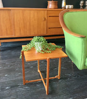 Vintage Folding Teak Side Table