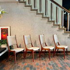 HUBER Dining Chairs - Set of 4 - Mr. Mansfield Vintage