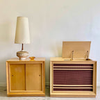 Midcentury Modern Teak Electrohome CONCORD Stereo and Record Holder 