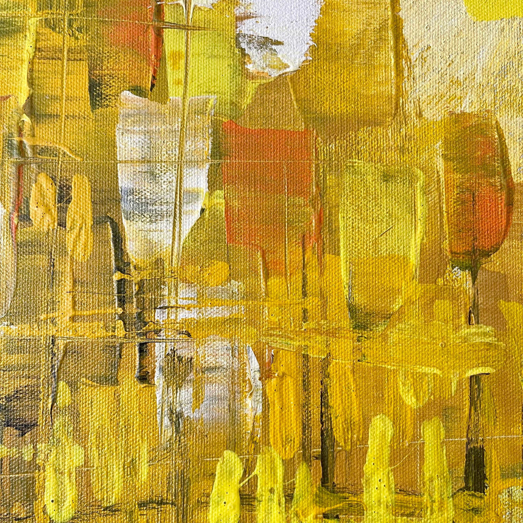Cityscape Painting by Lee Reynolds 