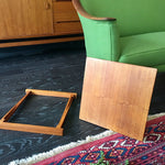Load image into Gallery viewer, Collapsed Vintage Folding Teak Side Table
