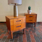 Made in Canada Vintage Teak Bedside Tables